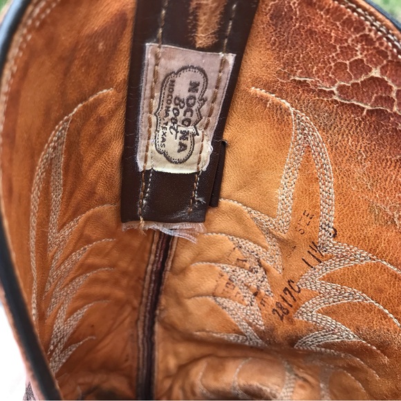 Vintage Nocona Lizard Cowboy boots - Picture 7 of 9